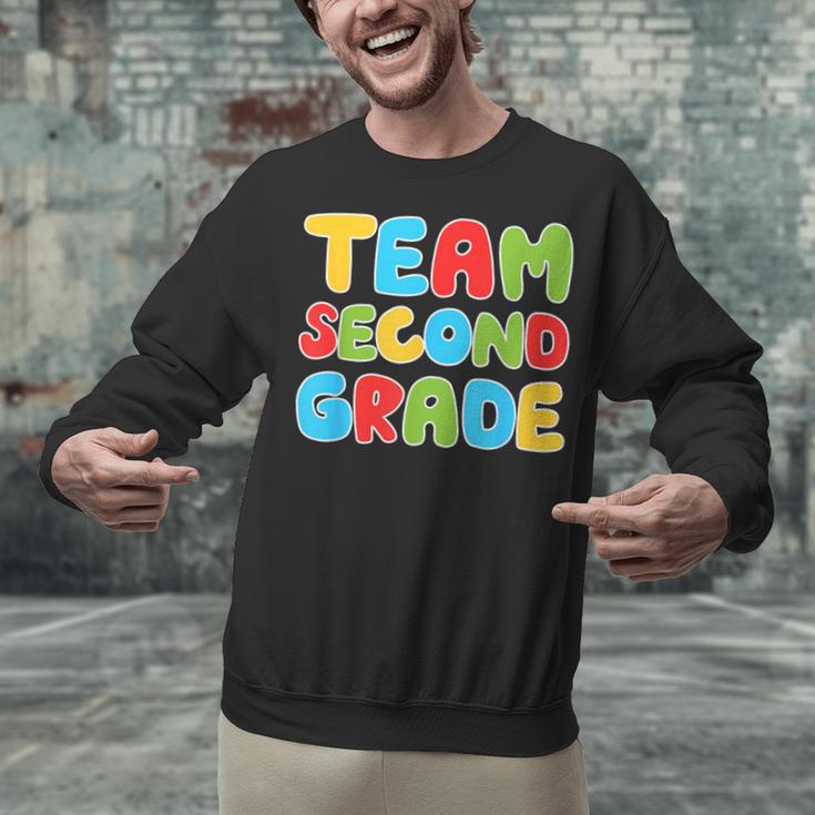 Team Second Grade Shirt 2nd Grade Back To School Graduation Unisex Sweatshirt