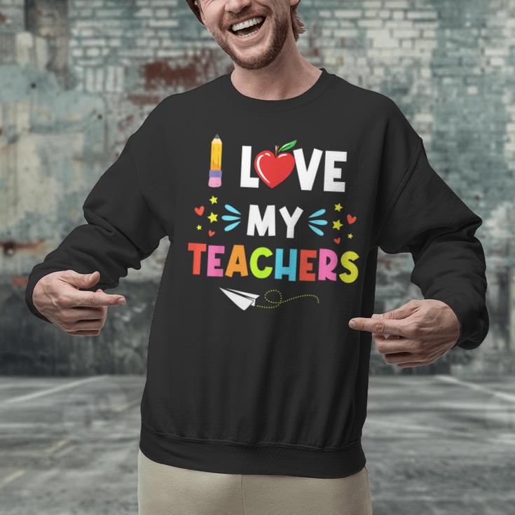 Teens Graduation I Heart My Teacher I Love My Teachers Unisex Sweatshirt