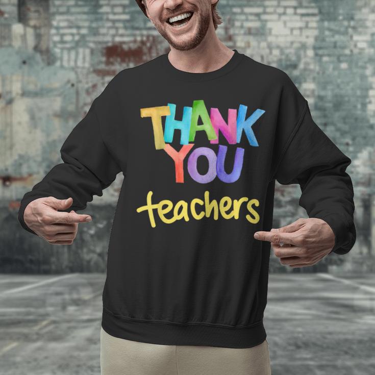 Thank You Teacher Appreciation Graduation Men Women Girls Kids Unisex Sweatshirt