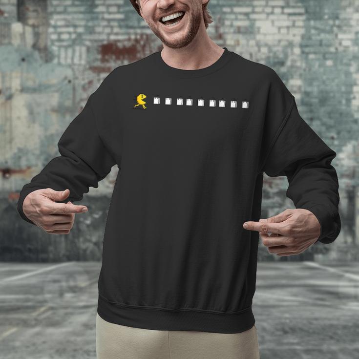 Thanksgiving Fun Nostalgia Pixels Shopping Therapy Unisex Sweatshirt