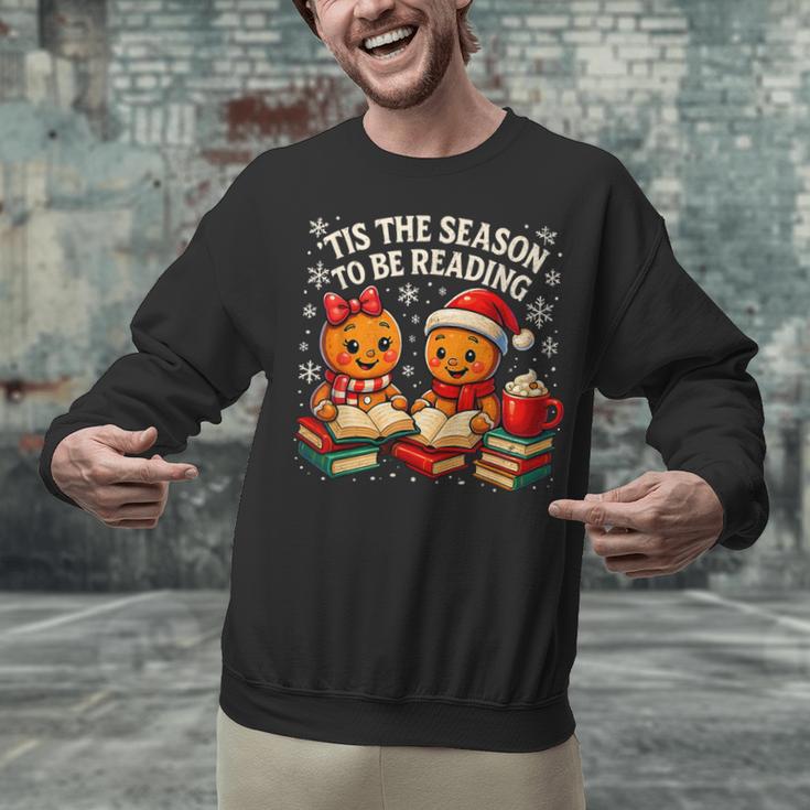 ’Tis The Season To Be Reading Book Lover Unisex Sweatshirt