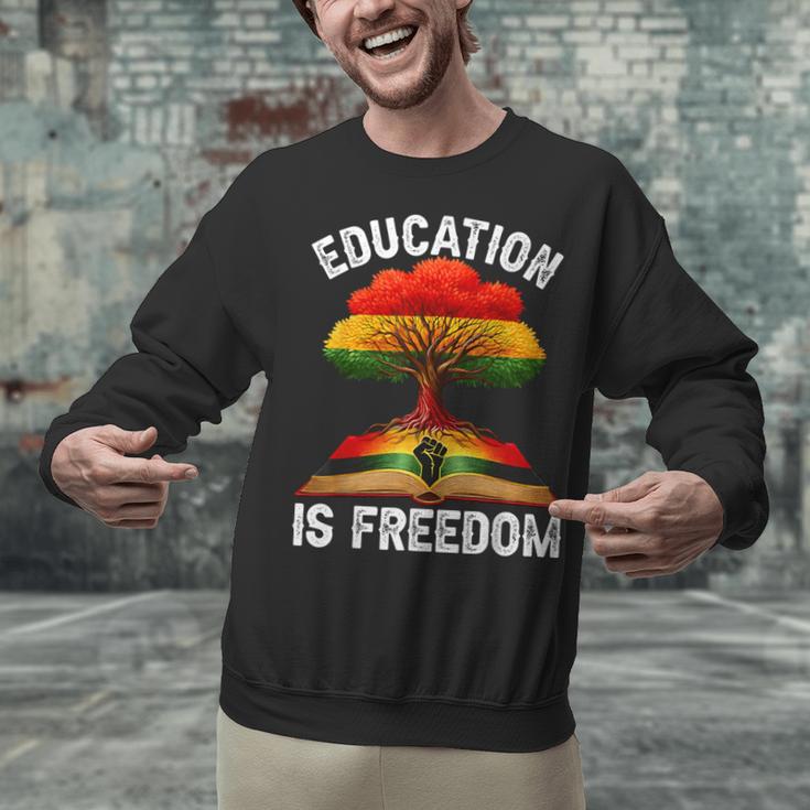 History Education Is Freedom Books Black History Unisex Sweatshirt History Education Is Freedom Books Black History Unisex Sweatshirt