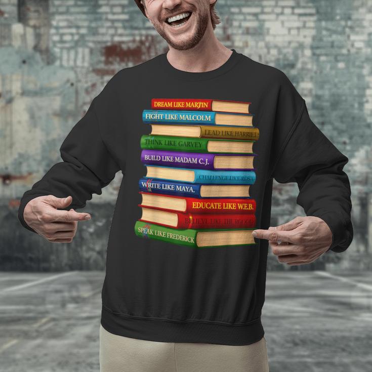 History Month Educated Black Leaders Reading Books Unisex Sweatshirt History Month Educated Black Leaders Reading Books Unisex Sweatshirt