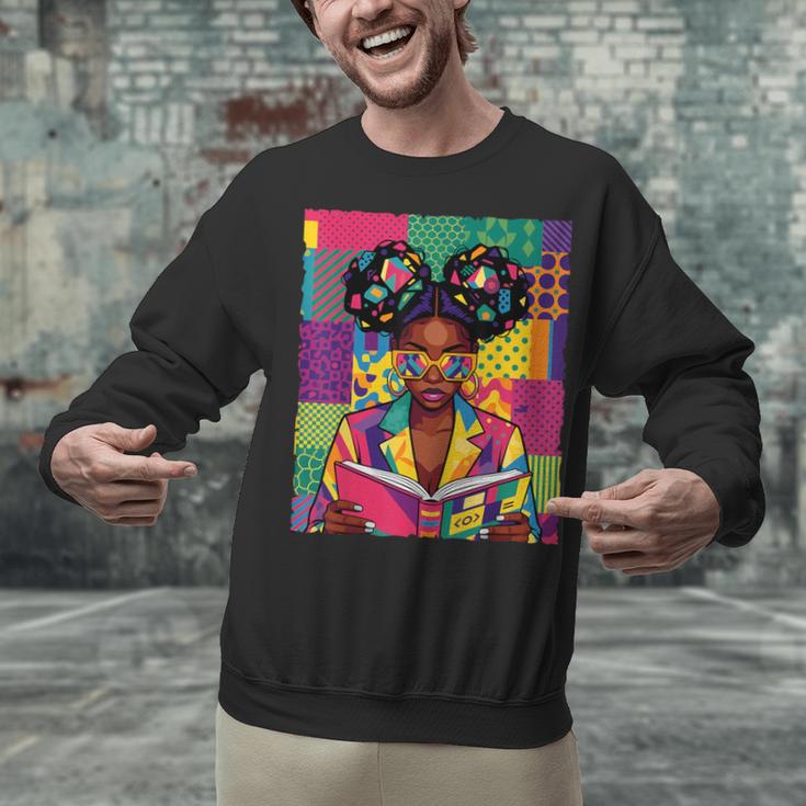 History Month Educated Black Women Girls Reading Book Unisex Sweatshirt History Month Educated Black Women Girls Reading Book Unisex Sweatshirt
