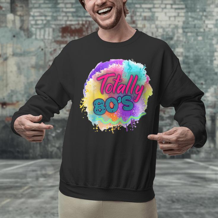 Totally 80's Tie Dye Retro Vibes 1980s Style Nostalgia Unisex Sweatshirt Totally 80's Tie Dye Retro Vibes 1980s Style Nostalgia Unisex Sweatshirt