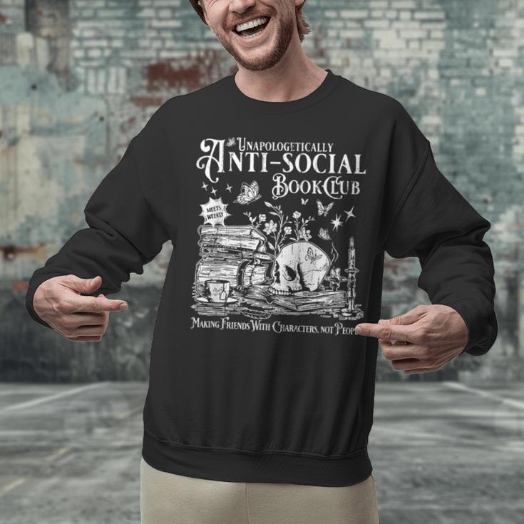 Unapologetically Anti Social Book Club Introvert Reader Unisex Sweatshirt