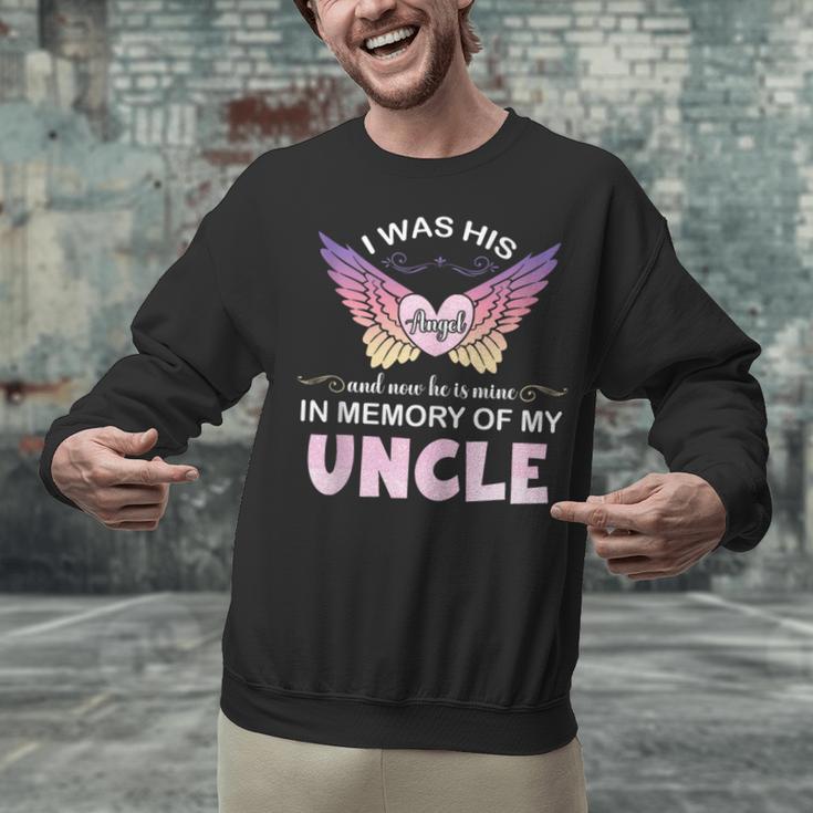 Uncle Angel In My Memory Cute Family Remembrance Match Unisex Sweatshirt