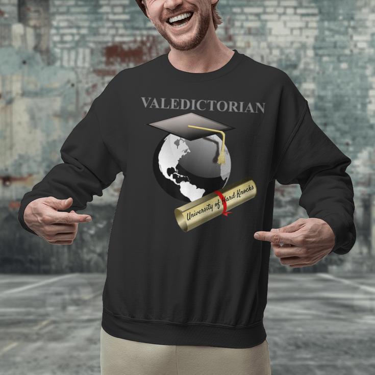 Valedictorian University Of Hard Knocks Graduation Tshirt Unisex Sweatshirt