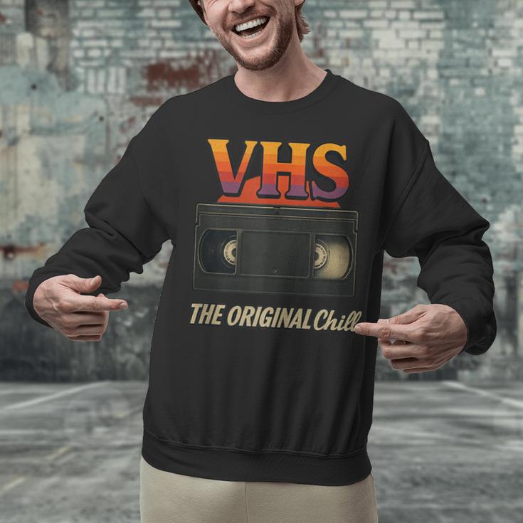 VHS Tape Nostalgia Old School Technology Humor Unisex Sweatshirt VHS Tape Nostalgia Old School Technology Humor Unisex Sweatshirt
