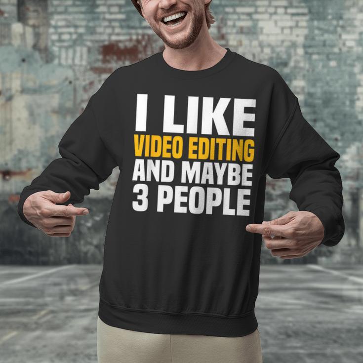 Video Editor Introvert Editing Production Filmmaking Job Unisex Sweatshirt Video Editor Introvert Editing Production Filmmaking Job Unisex Sweatshirt
