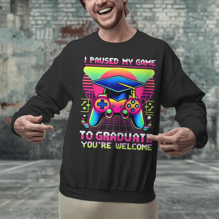 Video Gamer Graduate Graduation Grad Gaming Unisex Sweatshirt