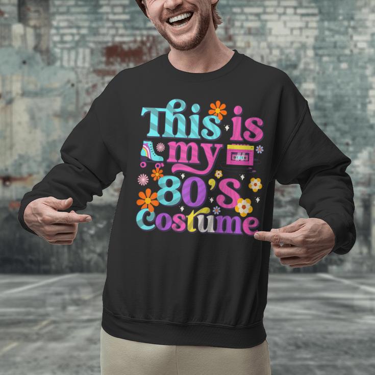 Vintage 80s Costume Nostalgia 1980s Fashion Cute Girls Women Unisex Sweatshirt