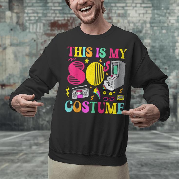 Vintage 80s Vibes Costume Nostalgia 1980s Fashion Cassette Unisex Sweatshirt