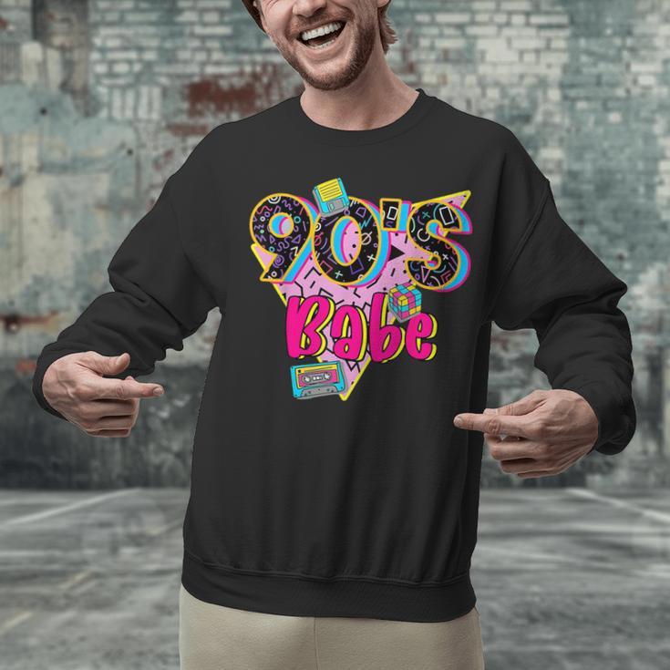 Vintage 90's Babe Party Back To 90s Cassette Nostalgia Unisex Sweatshirt