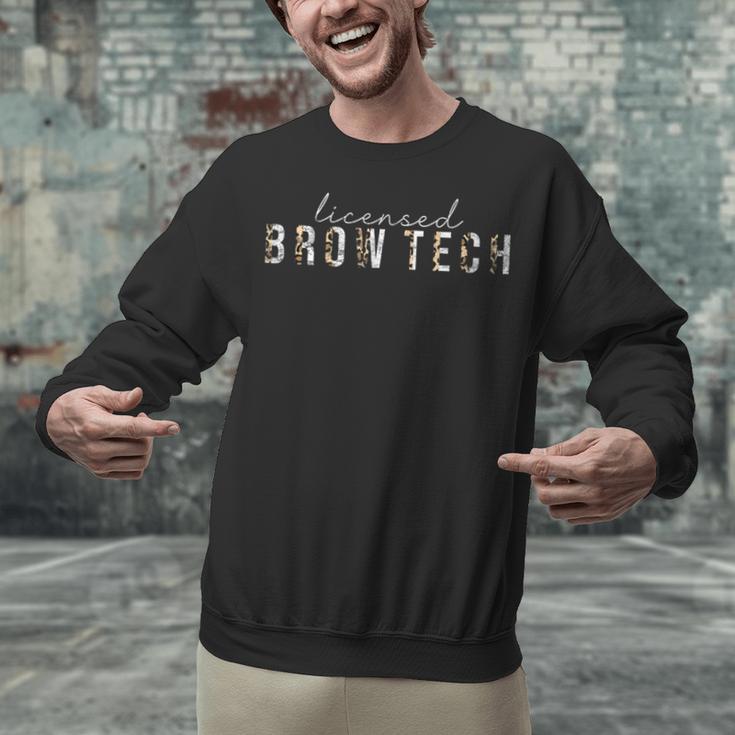 Vintage Brow Tech Graduation Licensed Brow Tech Unisex Sweatshirt