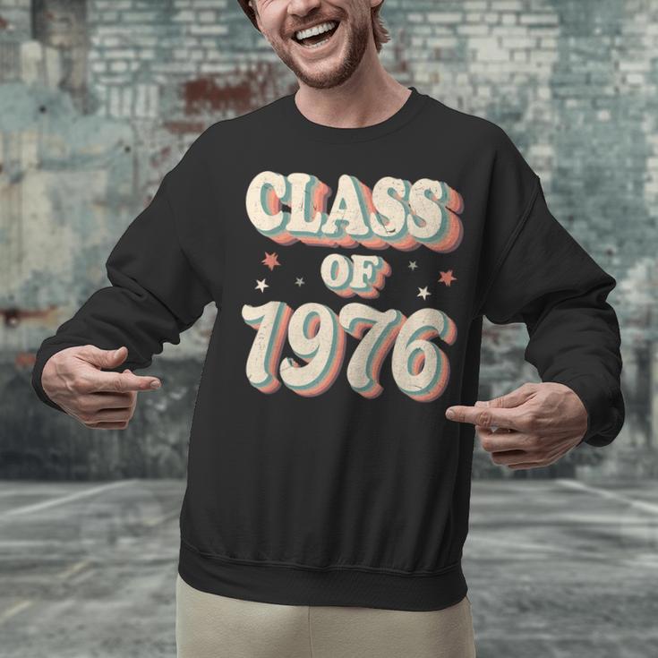 Vintage Class Of 1976 76 High School Graduation Unisex Sweatshirt