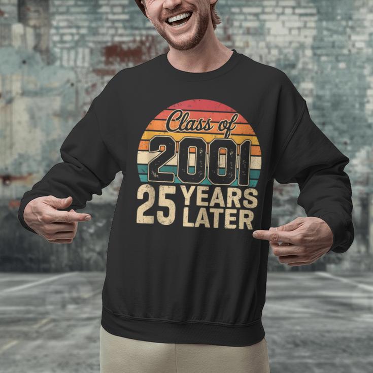 Vintage Class Of 2001 25 Years Later Reunion 25th Graduation Unisex Sweatshirt