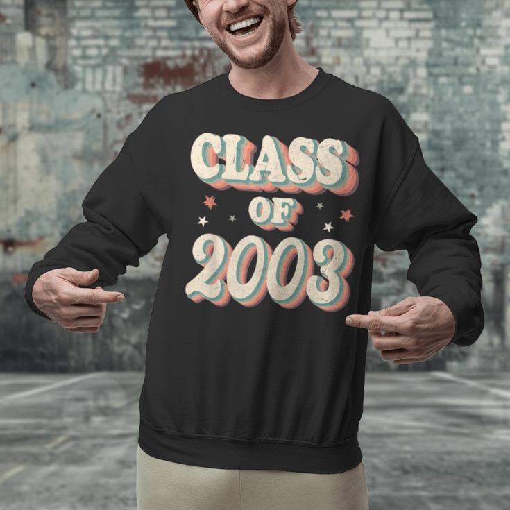 Vintage Class Of 2003 03 High School Graduation Unisex Sweatshirt