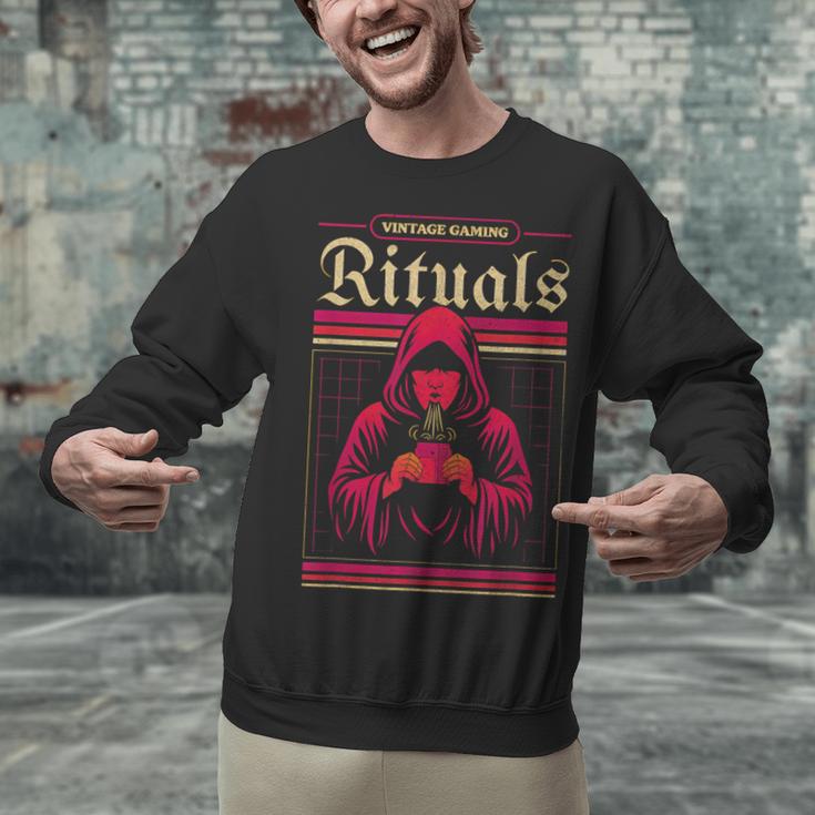 Vintage Gaming Rituals Retro Gamer Nostalgia Vintage Games Unisex Sweatshirt Vintage Gaming Rituals Retro Gamer Nostalgia Vintage Games Unisex Sweatshirt