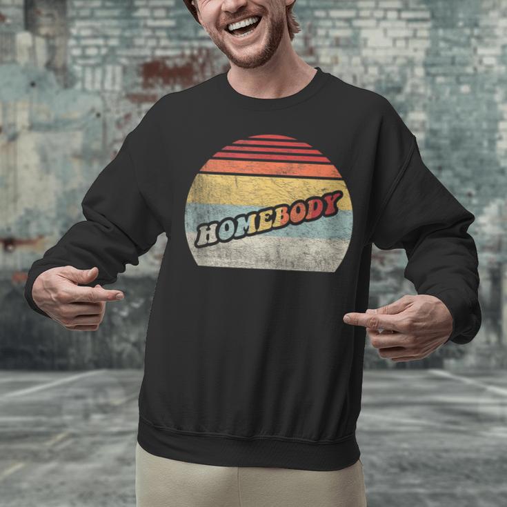 Vintage Homebody Shirt Stay At Home Quarantine Introvert Unisex Sweatshirt