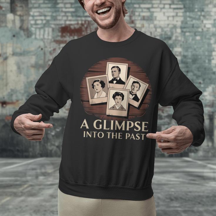 Vintage Portrait Photography Memory Nostalgia Vibe Unisex Sweatshirt Vintage Portrait Photography Memory Nostalgia Vibe Unisex Sweatshirt