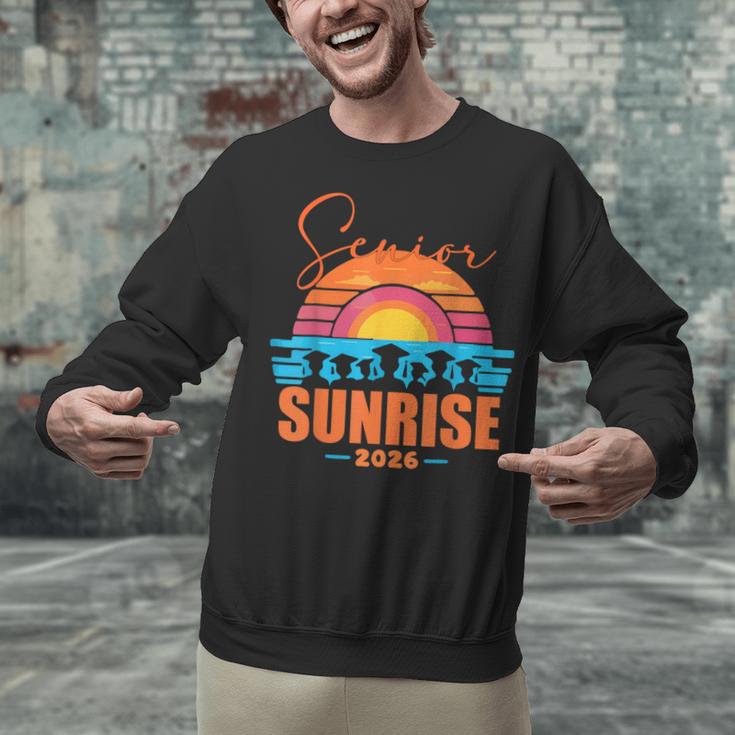 Vintage SENIOR SUNRISE 2026 Seniors Of Class Graduation Unisex Sweatshirt