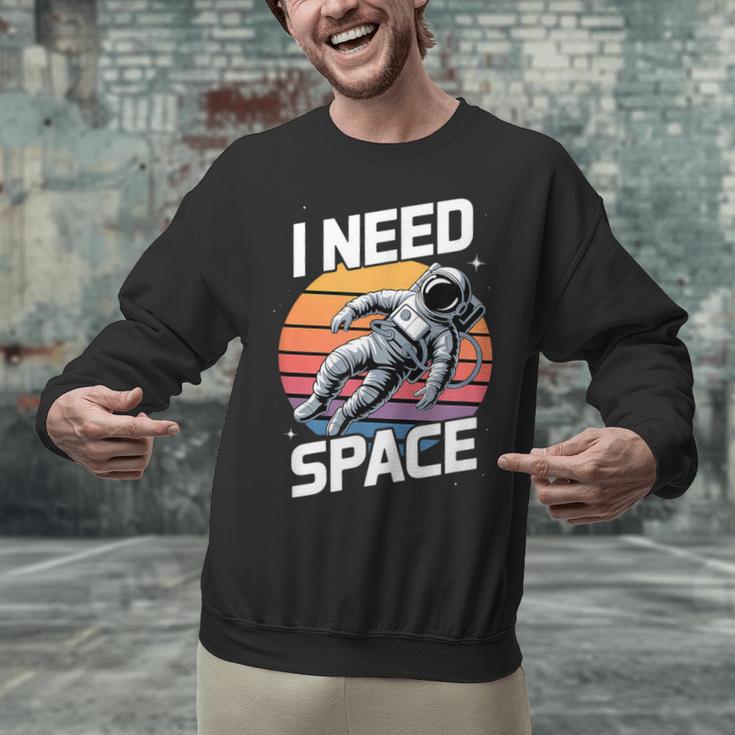 Vintage Space For Introverts I Need Space Unisex Sweatshirt Vintage Space For Introverts I Need Space Unisex Sweatshirt