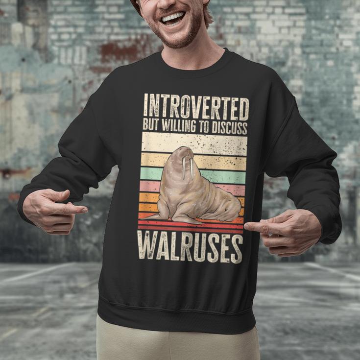 Walrus Lover Introvert Walrus Unisex Sweatshirt Walrus Lover Introvert Walrus Unisex Sweatshirt