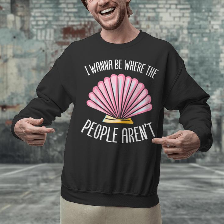 I Wanna Be Where The People Aren't Introverted Introvert Unisex Sweatshirt