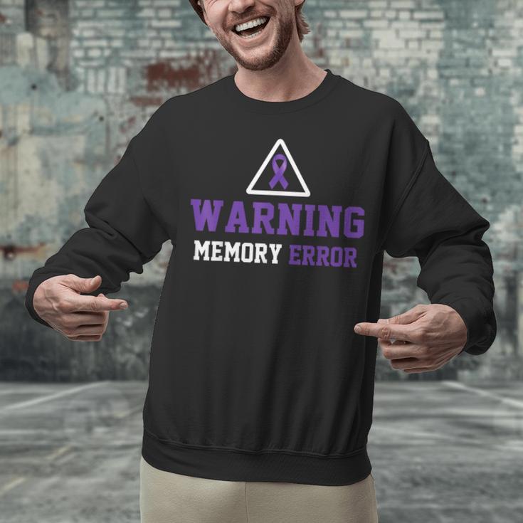 Warning Memory Error Fun Alzheimer Awareness Men Women Unisex Sweatshirt