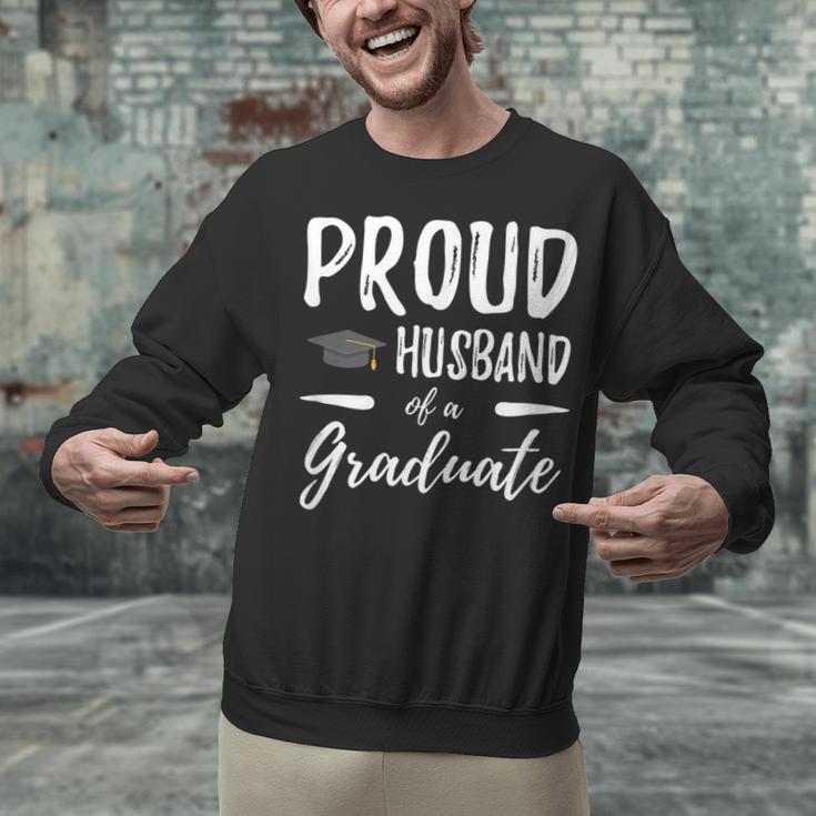 Wife's Graduation Shirt 2018 Proud Husband Of a Graduate Unisex Sweatshirt