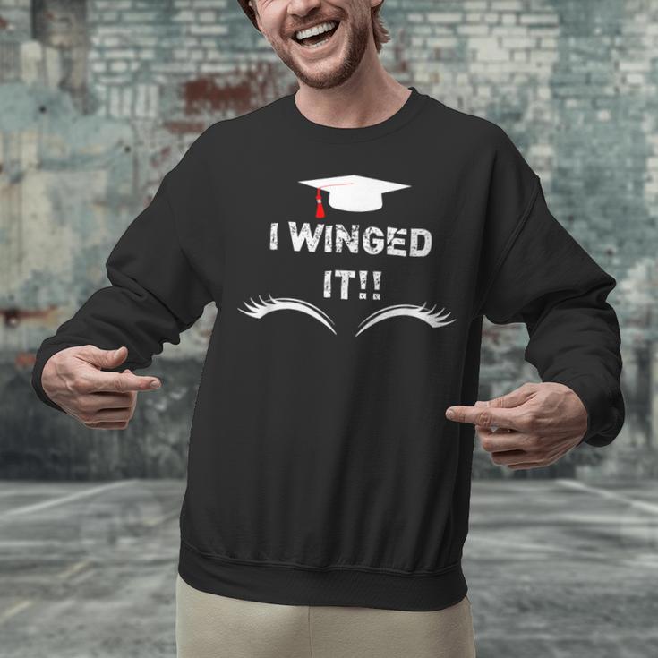 I Winged It Cosmetology Graduation Unisex Sweatshirt