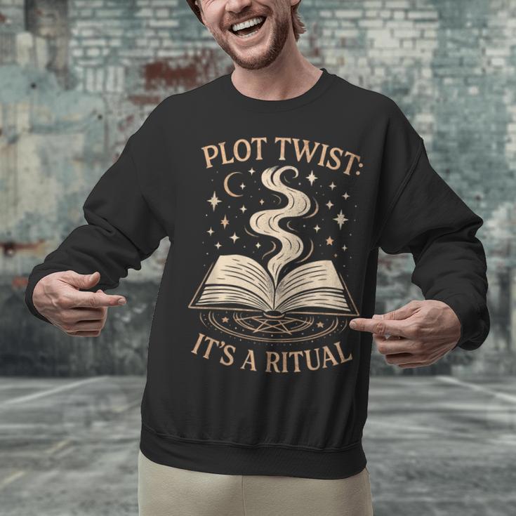 Witchy Book Club Pagan Reader Occult Fiction Coven Ritual Unisex Sweatshirt
