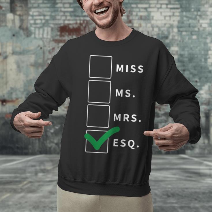 Woman Law School Lawyer Graduation Attorney Unisex Sweatshirt