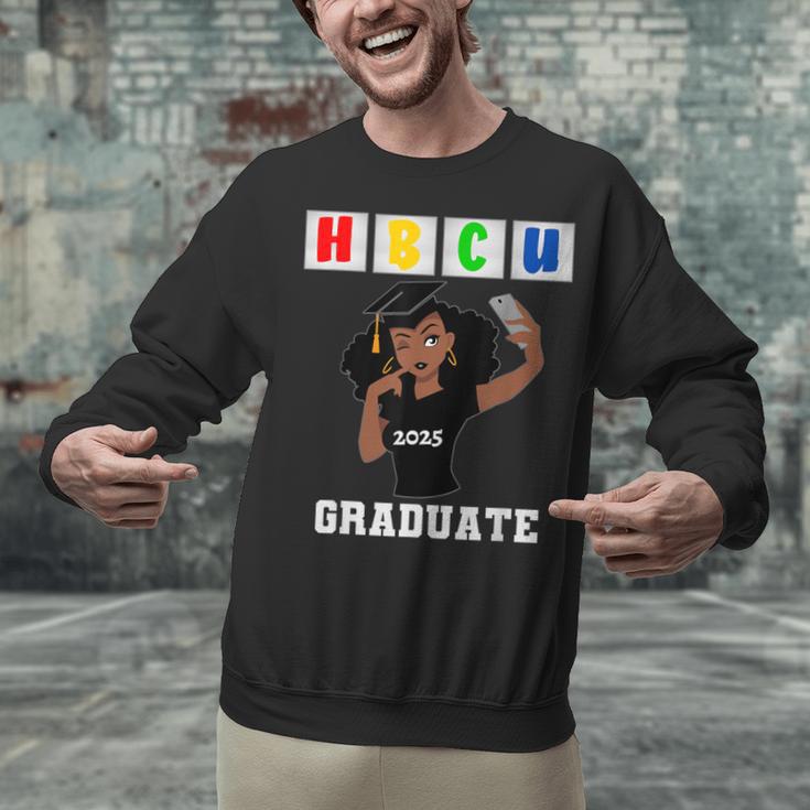 Women HBCU Grad 2025 College Graduation Apparel Unisex Sweatshirt