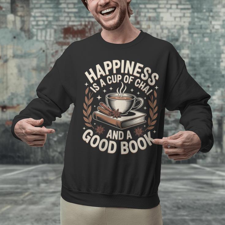 Women's Chai Tea And Books Chai Latte Lover Unisex Sweatshirt