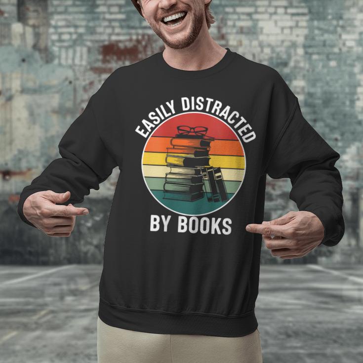 Women's Easily Distracted By Books Unisex Sweatshirt Women's Easily Distracted By Books Unisex Sweatshirt