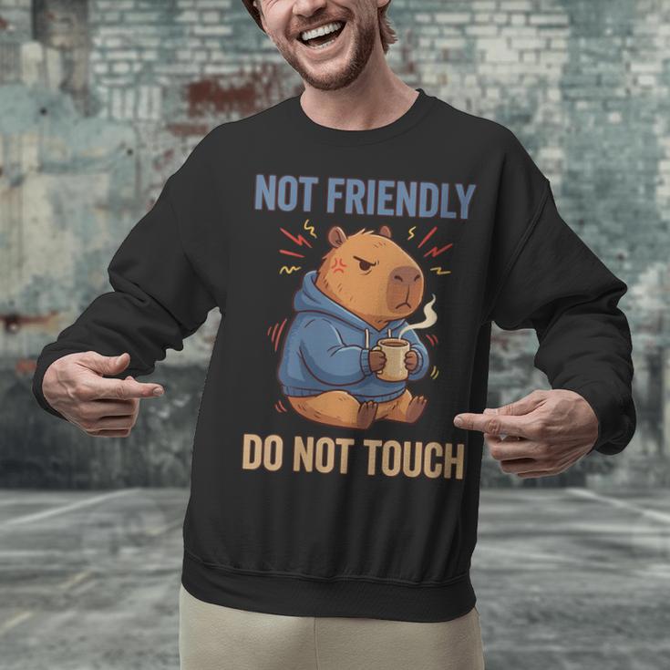 Women's Grouchy Capybara Not Friendly Do Not Touch Introvert Unisex Sweatshirt Women's Grouchy Capybara Not Friendly Do Not Touch Introvert Unisex Sweatshirt