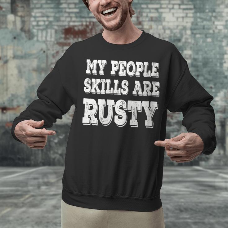 Women's My People Skills Are Rusty Introvert SPN Moments Unisex Sweatshirt