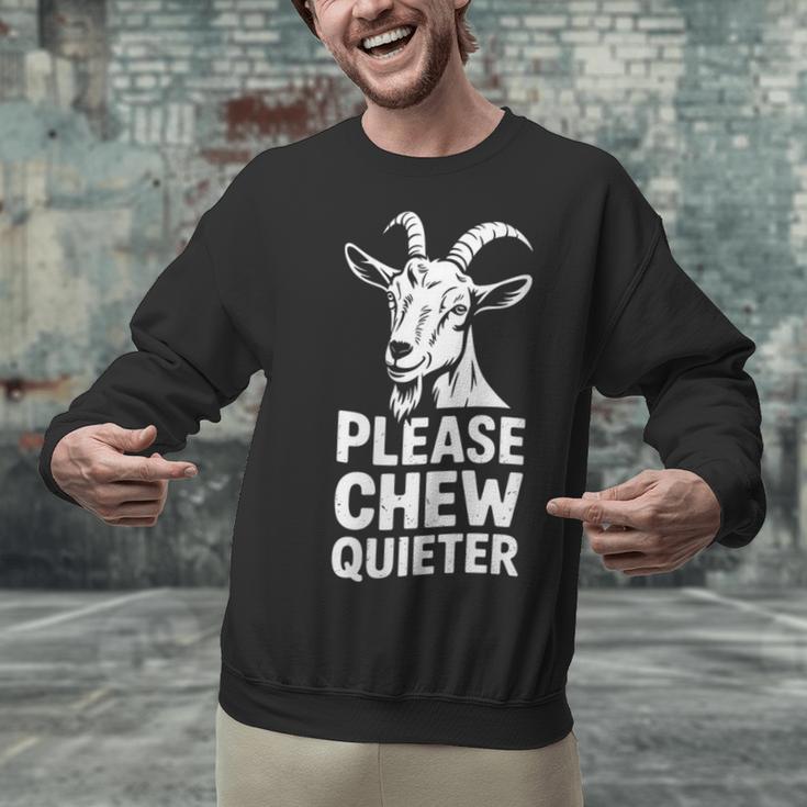 Women's Please Chew Quieter Introvert Quietness Silence Lover Unisex Sweatshirt Women's Please Chew Quieter Introvert Quietness Silence Lover Unisex Sweatshirt