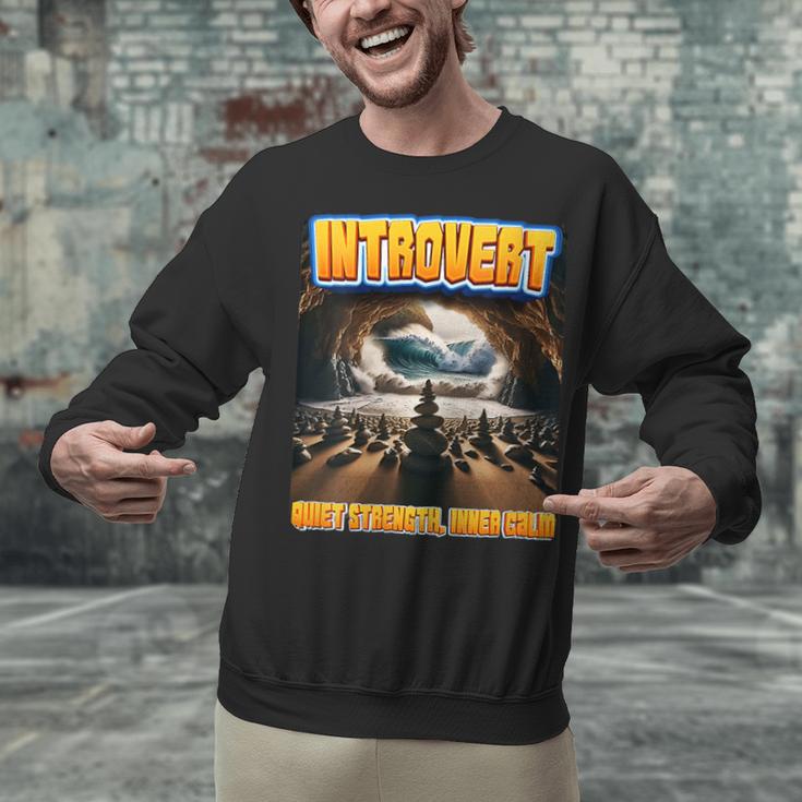 World Introvert Day Quiet Strength Inner Calm Unisex Sweatshirt
