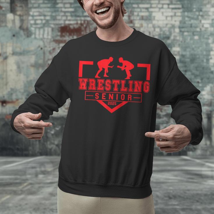 Wrestling Senior Night Wrestling Senior 2025 Graduation 11 Unisex Sweatshirt