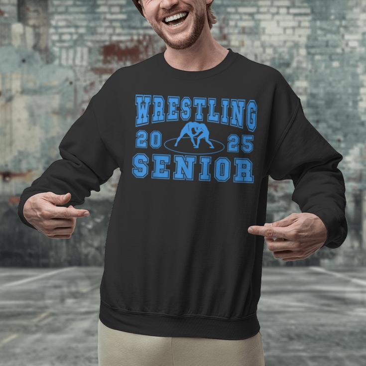 Wrestling Senior Night Wrestling Senior 2025 Graduation 44 Unisex Sweatshirt