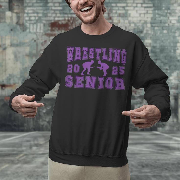 Wrestling Senior Night Wrestling Senior 2025 Graduation 49 Unisex Sweatshirt