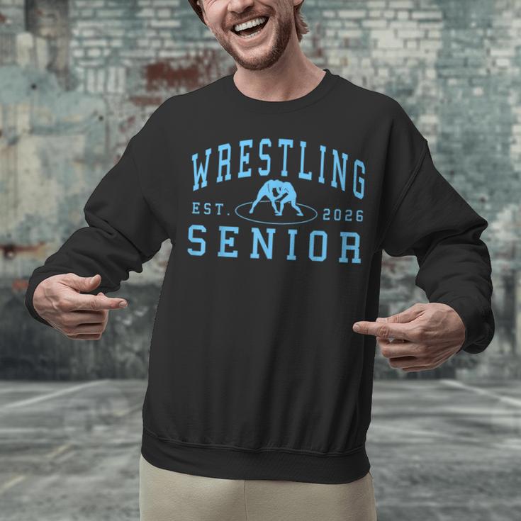 Wrestling Senior Night Wrestling Senior 2026 Graduation 70 Unisex Sweatshirt