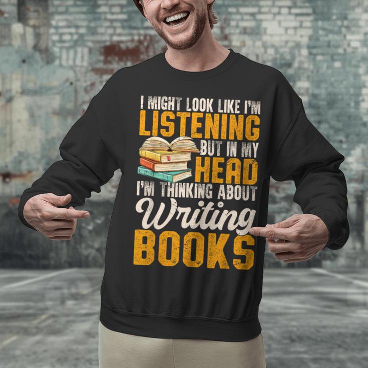 Writer Book Published Author Writers Men Women Unisex Sweatshirt