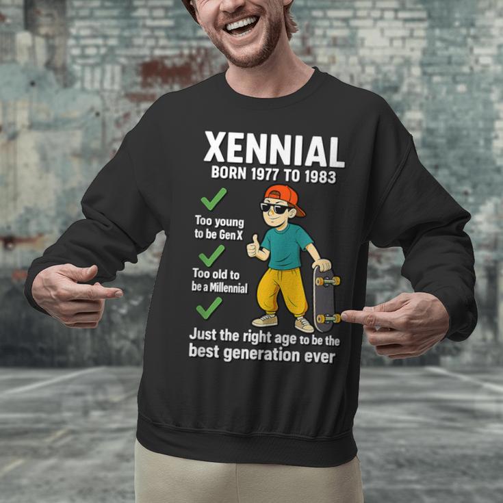 Xennial Born 1977 To 1983 Nostalgia Unisex Sweatshirt