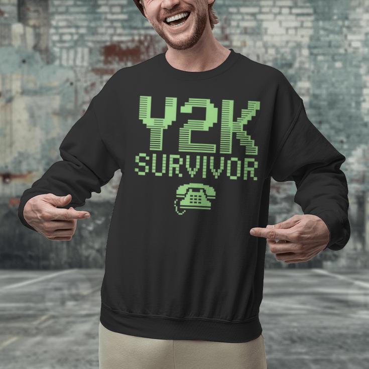 Y2K Survivor 2000s Nostalgia Retro Vintage Nostalgic Unisex Sweatshirt