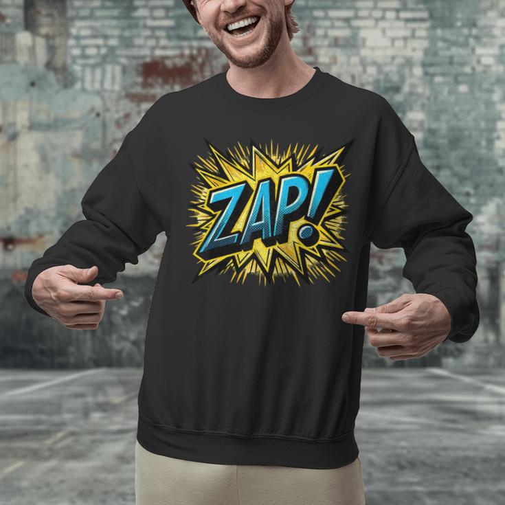 ZAP Comic Book Retro Artwork – Cartoon Collector Unisex Sweatshirt