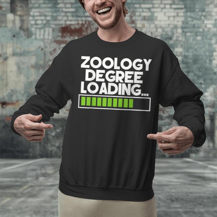 Zoology Degree Loading Zoologist Graduation Student Tee Unisex Sweatshirt